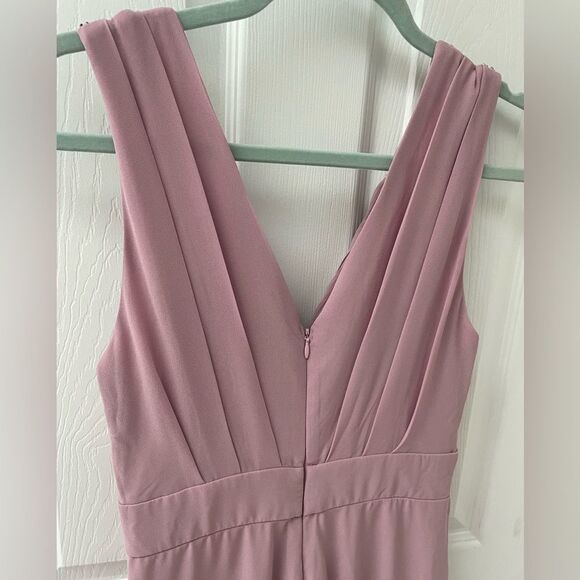 TFNC London Pink Blush Embellished Shoulder Detail Tulip Hem Midi Women’s Size S - Picture 10 of 10